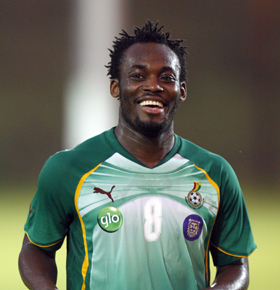 Michael Essien in surprise return for Black Stars against Zambia