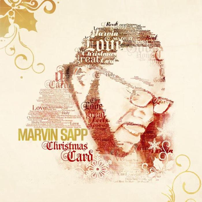 Marvin Sapp's Christmas Album Cover of 'Christmas Card'  Released