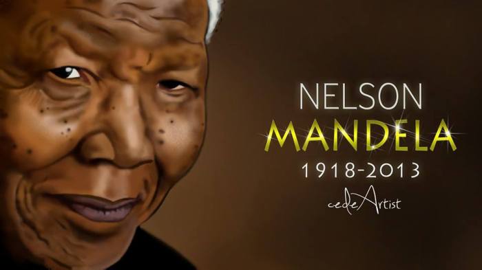 cedeArtist Pays Tribute To Nelson Mandela
