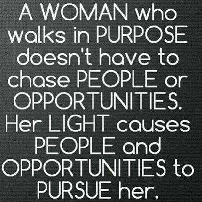 A Woman Who Walks In Purpose